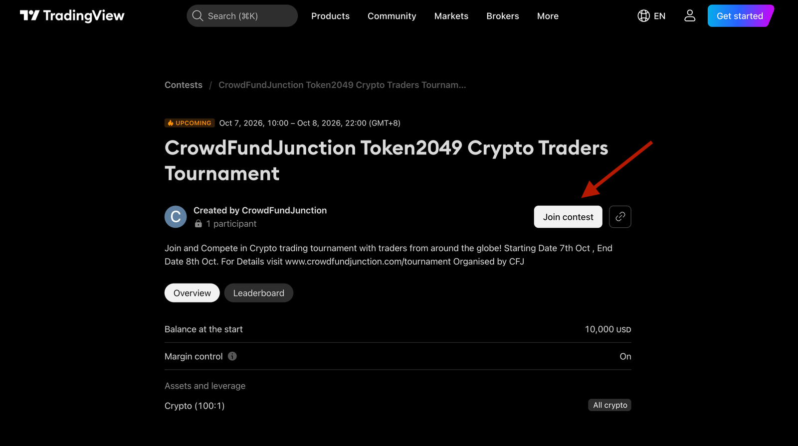Step 1 – Join the contest