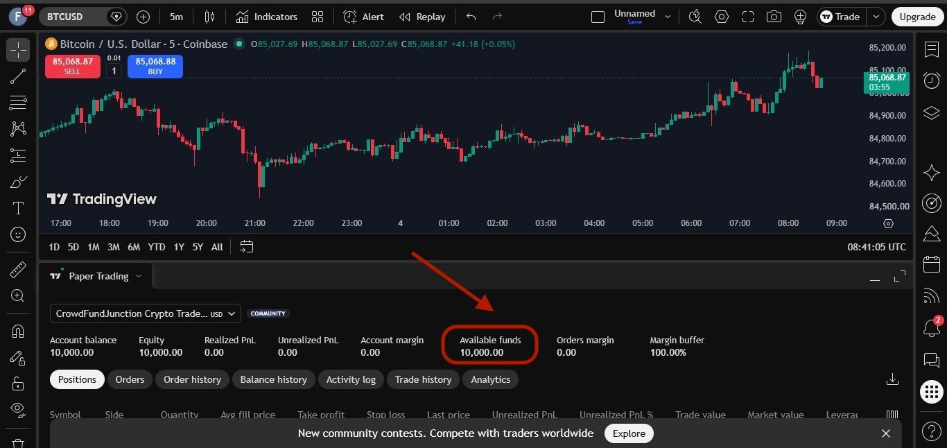 Step 4 – Check available funds